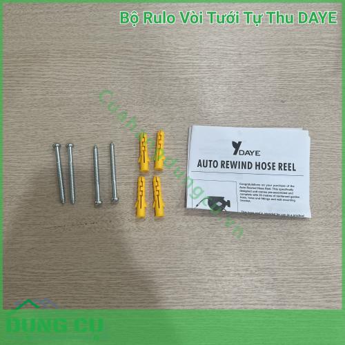 Bộ Rulo Vòi Tưới Tự Thu 20M DAYE – Giải Pháp Chăm Sóc Không Gian Xanh Toàn Diện