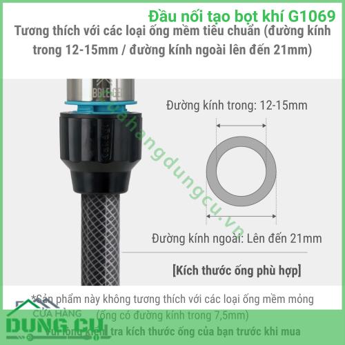 Đầu Nối Tạo Bọt Khí Takagi G1069 - Giải Pháp Tưới Tiêu Và Làm Sạch Đột Phá Từ Nhật Bản