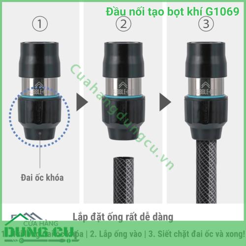 Đầu Nối Tạo Bọt Khí Takagi G1069 - Giải Pháp Tưới Tiêu Và Làm Sạch Đột Phá Từ Nhật Bản